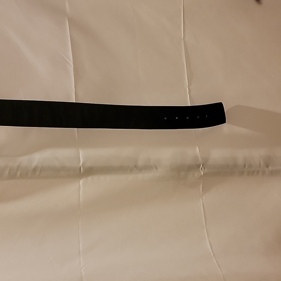 Vintage Wide Tracy Maxwell Black Gen Pig Suede Belt Gold Tone Buckle GUC Large - Picture 2 of 16